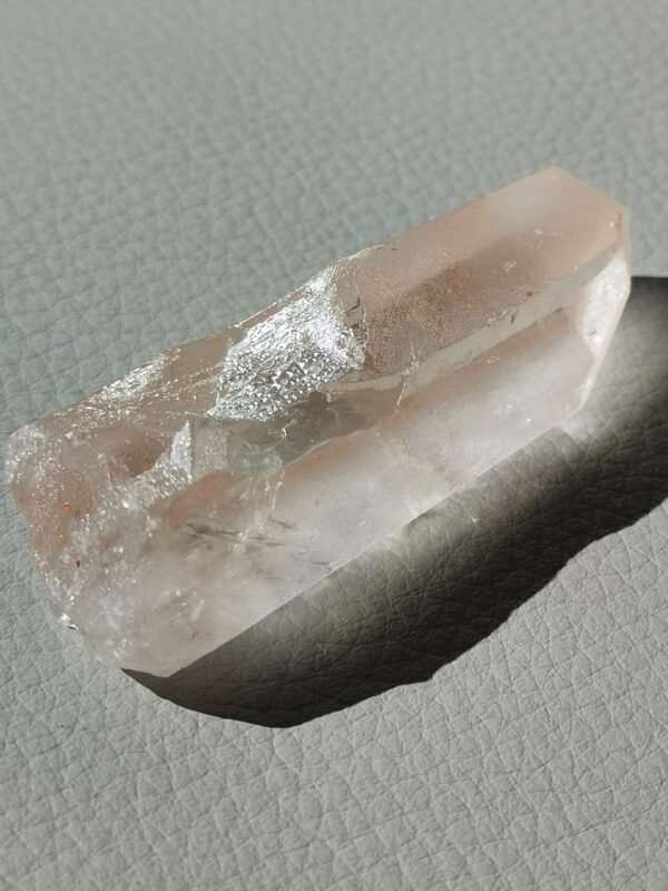 Cristal natural de cuarzo rosa