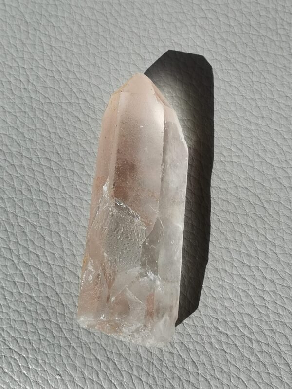 Cristal natural de cuarzo rosa