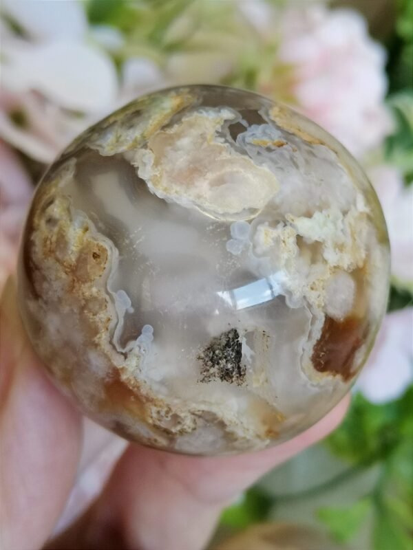 Esfera de ágata sakura