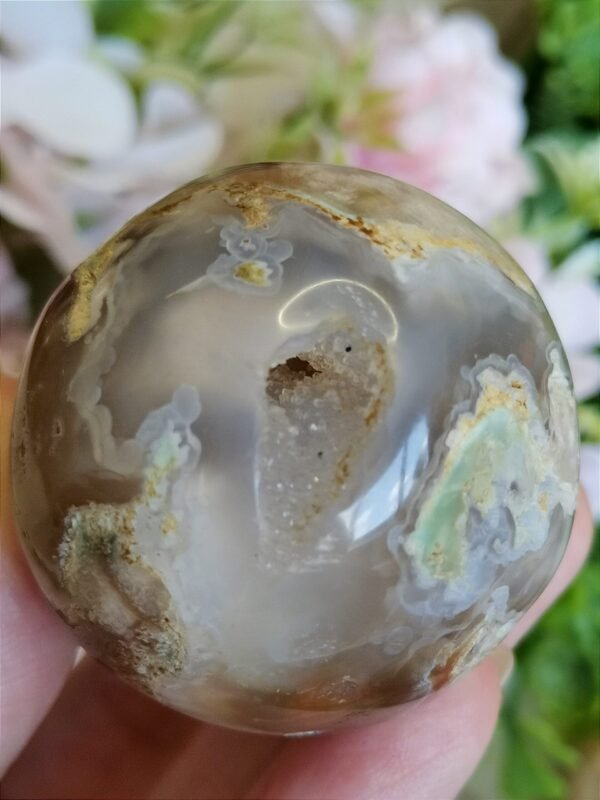Esfera de ágata sakura