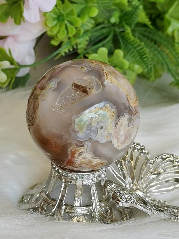 Esfera de ágata sakura