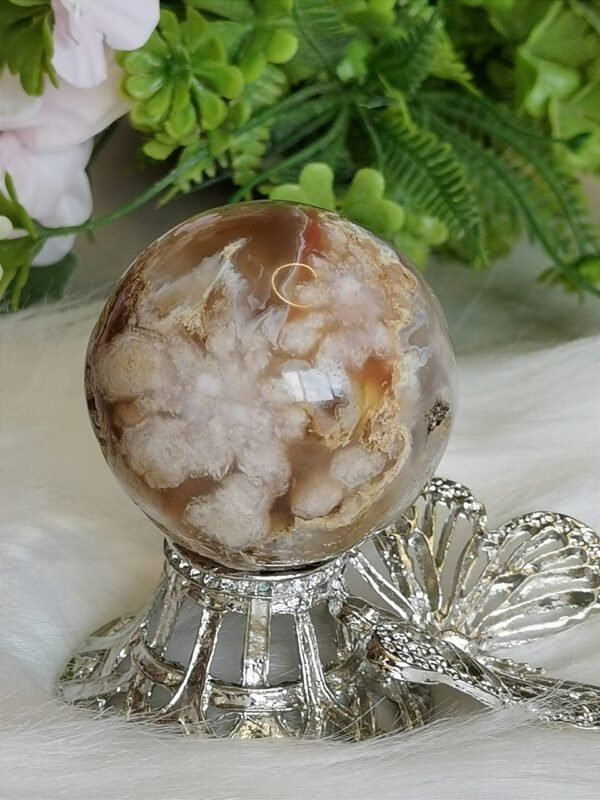Esfera de ágata sakura