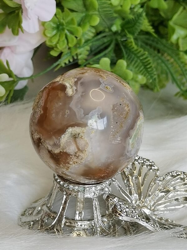 Esfera de ágata sakura