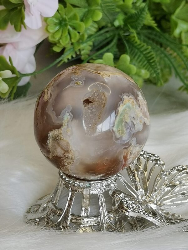 Esfera de ágata sakura