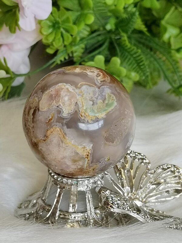 Esfera de ágata sakura