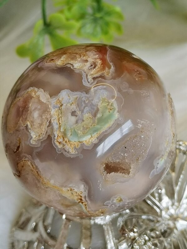 Esfera de ágata sakura