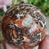 Esfera ágata “money agate” natural
