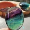Natural Fluorite • Hand Stone • Rainbow Energy Crystal