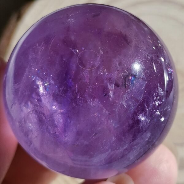 Natural amethyst ball