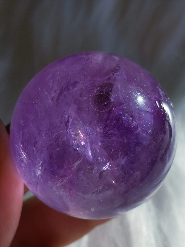 Natural amethyst ball