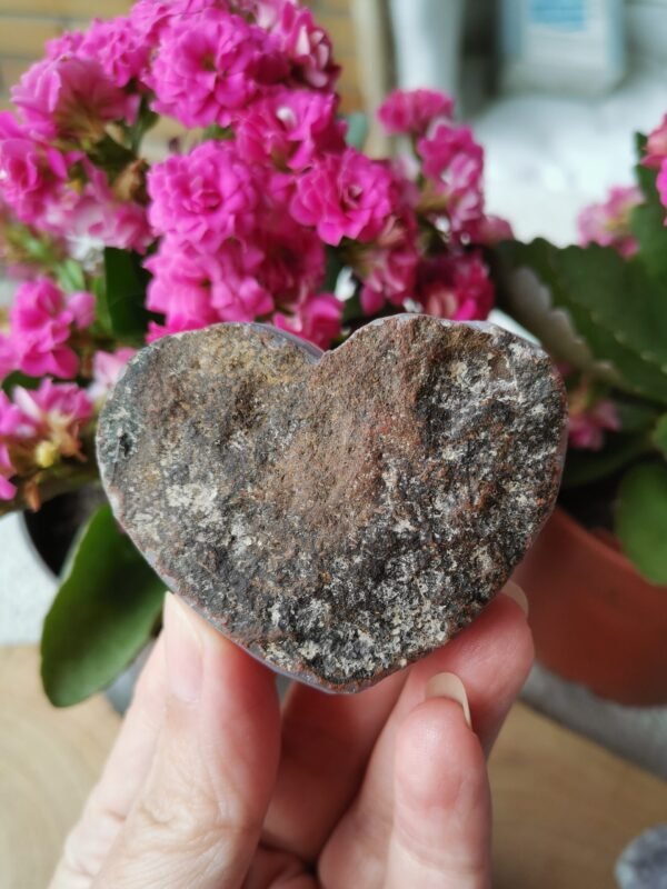 Corazón de cristal natural