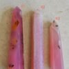 Natural pink agate tower