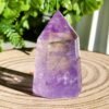 Natural amethyst tower