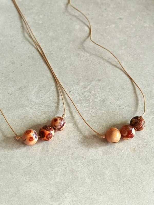 Handmade Adjustable Natural Agate Necklace