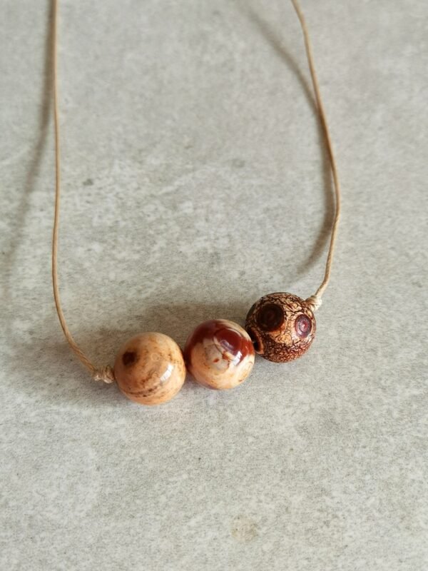 Handmade Adjustable Natural Agate Necklace