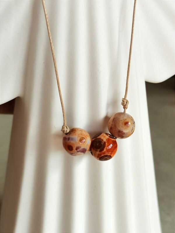 Handmade Adjustable Natural Agate Necklace