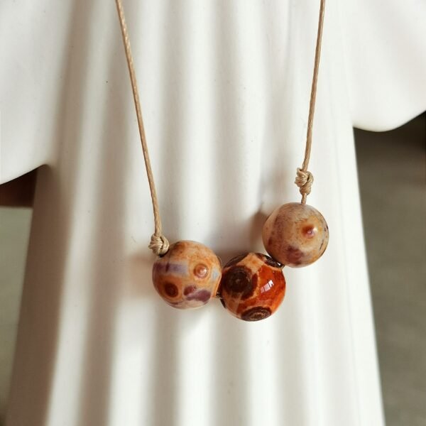 Handmade Adjustable Natural Agate Necklace