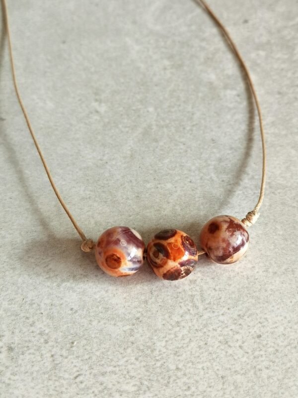 Handmade Adjustable Natural Agate Necklace