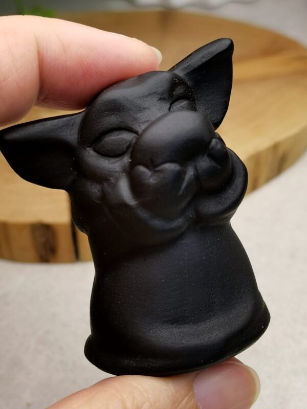 Yoda Black Obsidian Figurine – Star Wars