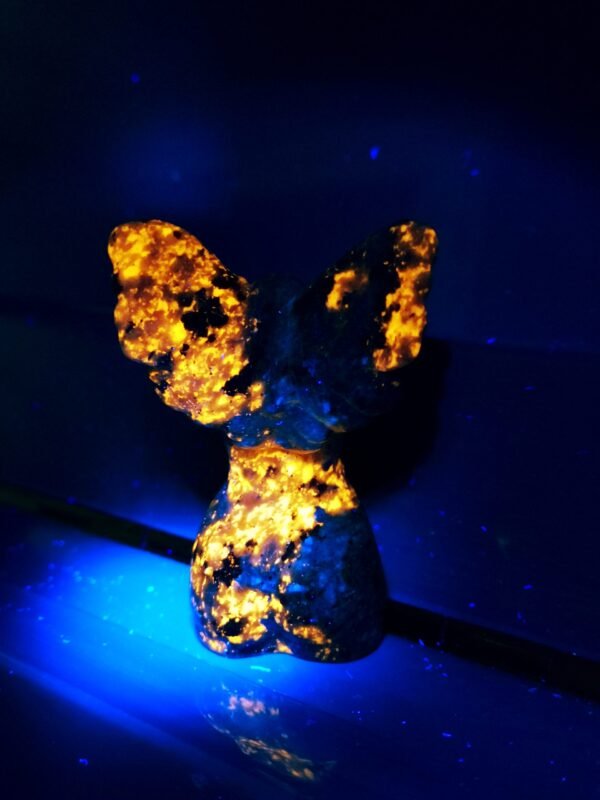 Angel wings divine feminine Fire quartz/Obsidian