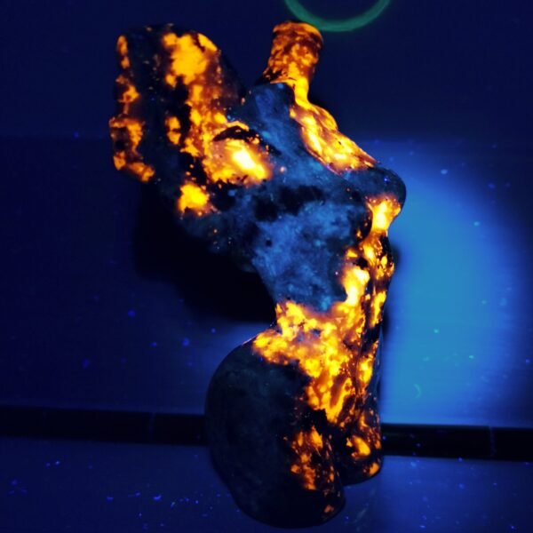 Angel wings divine feminine Fire quartz/Obsidian