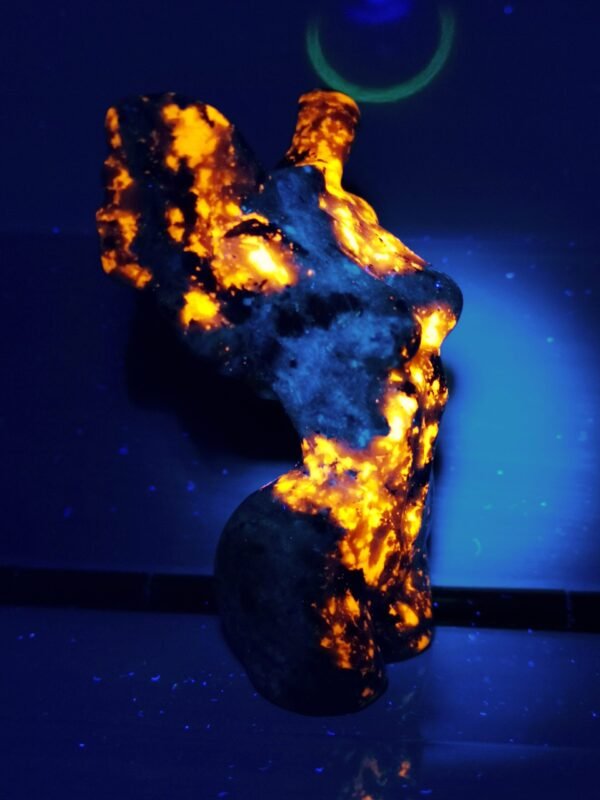 Angel wings divine feminine Fire quartz/Obsidian