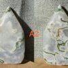 Moss Agate Teardrop Freeform Crystal – Decorative Moss Stone