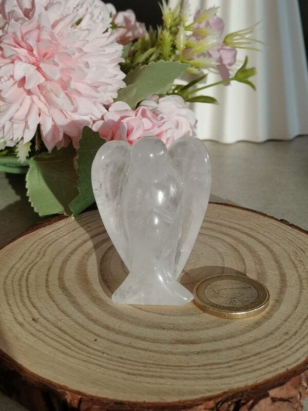 Ángel Guardián de Cristal Natural