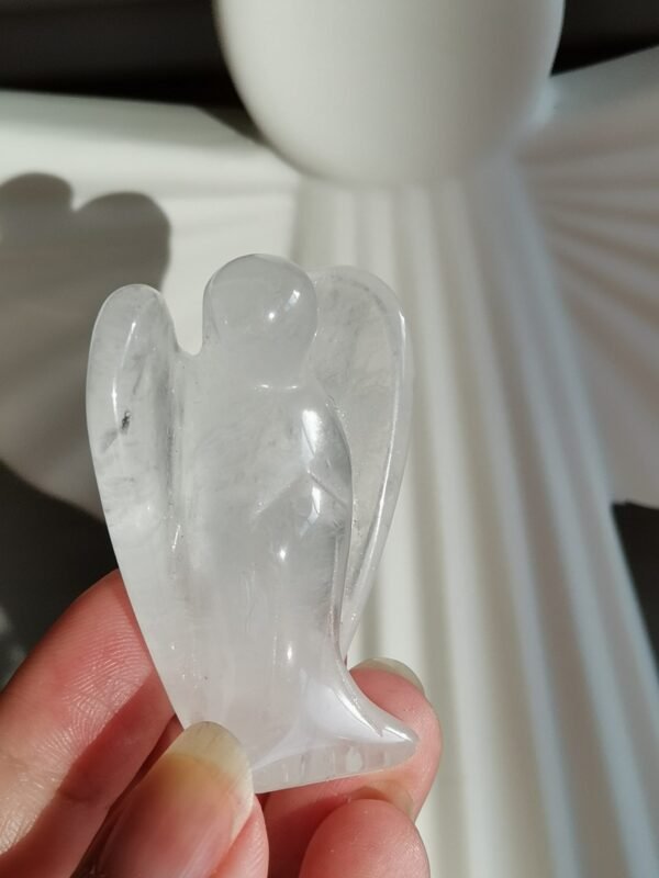 Ángel Guardián de Cristal Natural