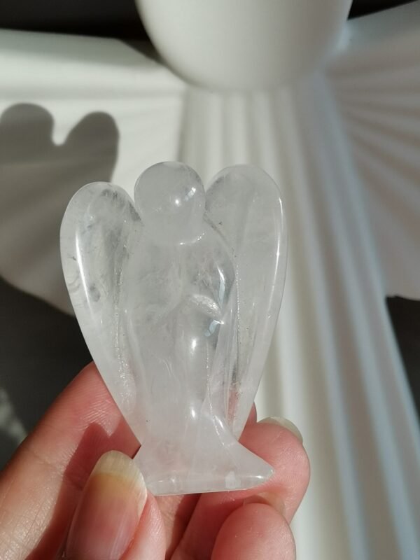 Ángel Guardián de Cristal Natural