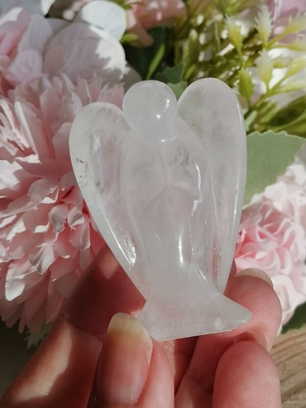 Ángel Guardián de Cristal Natural
