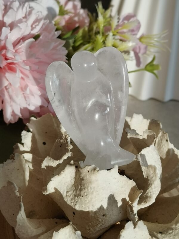 Ángel Guardián de Cristal Natural