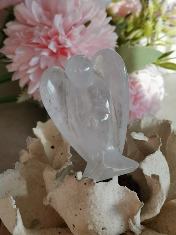 Ángel Guardián de Cristal Natural