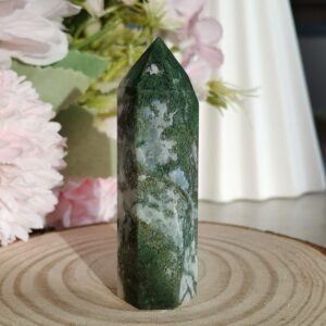 Torre de Ágata Musgo Verde