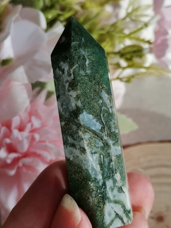 Torre de Ágata Musgo Verde