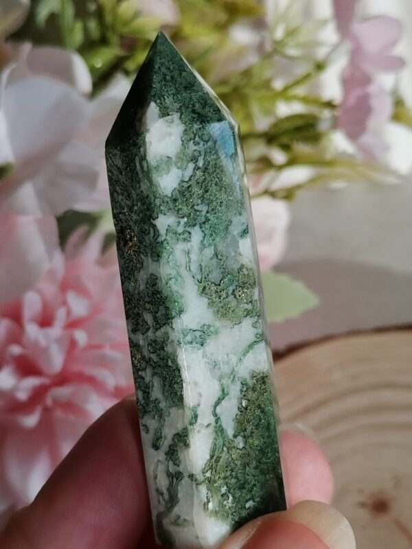 Torre de Ágata Musgo Verde