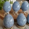 Blue Celestite Egg Decoration