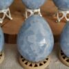 Blue Celestite Egg Decoration