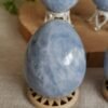 Blue Celestite Egg Decoration