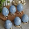 Blue Celestite Egg Decoration