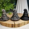 Magic Hat-Shaped Fire Stone / Obsidian - Natural