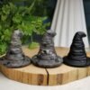 Magic Hat-Shaped Fire Stone / Obsidian - Natural