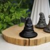 Magic Hat-Shaped Fire Stone / Obsidian - Natural