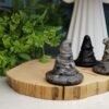 Magic Hat-Shaped Fire Stone / Obsidian - Natural