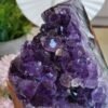 Natural amethyst in a pyramid shape - Six-sided solid