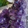 Natural amethyst in a pyramid shape - Six-sided solid