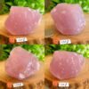 Cuarzo rosa natural en bruto • cuarzo rosa gemmy natural • Mineral crudo • cristal decorativo