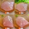 Cuarzo rosa natural en bruto • cuarzo rosa gemmy natural • Mineral crudo • cristal decorativo