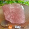 Cuarzo rosa natural en bruto • cuarzo rosa gemmy natural • Mineral crudo • cristal decorativo