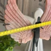 Pareja de grandes mariposas en Ópalo rosa Peruano